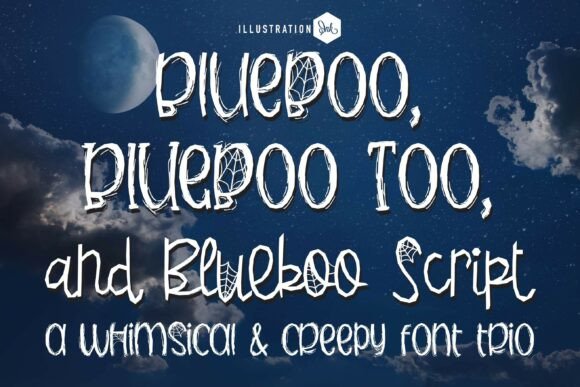 Blueboo Trio: A Spooktacular Font for Halloween and Haunted Branding