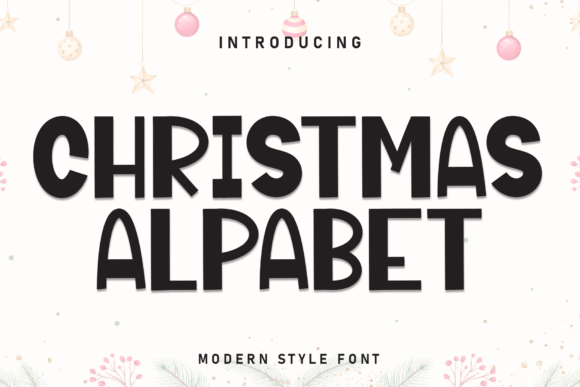Christmas Alpabet: A Handwritten Font for Festive Branding