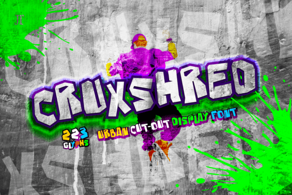 Cruxshred Font for Bold Branding and Professional Design