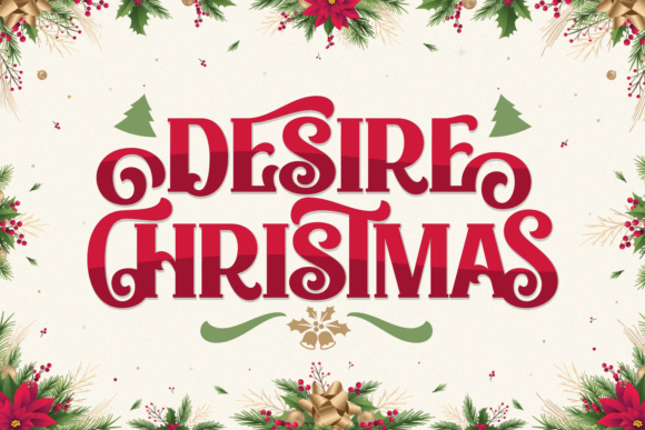 Desire Christmas Font for Holiday Web Design