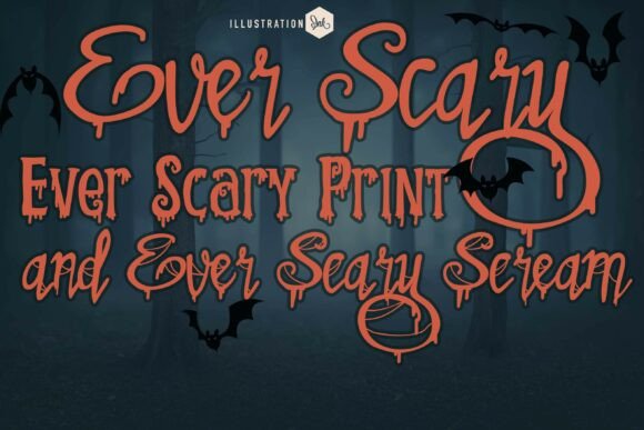 Ever Scary Trio for Halloween Typography and Branding