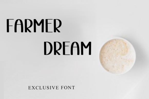 Farmer Dream: A Festive Font for Branding Magic