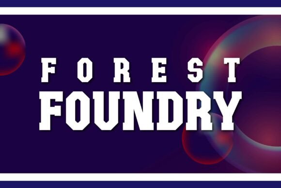 Forest Foundry: A Gothic-Crafted Display Font for Bold Branding
