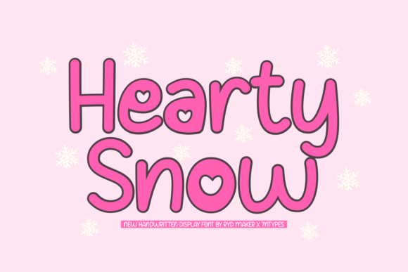 Hearty Snow: A Winter-Inspired Font for Marketers