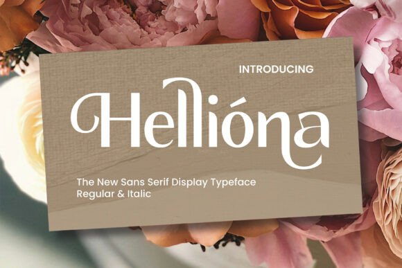 Helliona – A Modern Sans Serif Font for Creative Makers