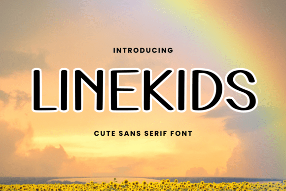 Linekids: A Handwriting Font for Natural Branding and Creative Projects