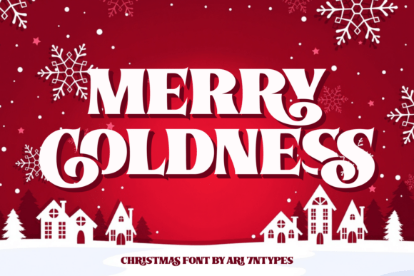 Merry Coldness Font for Festive Web Design