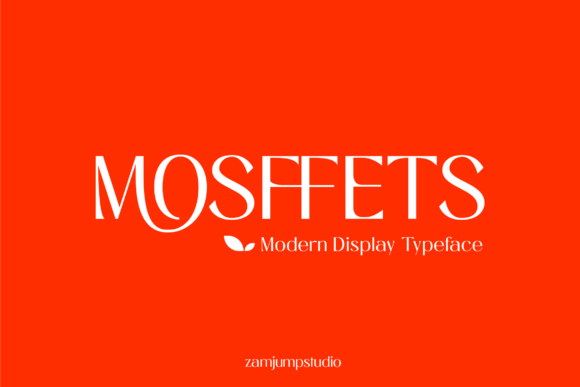 Mosffets: A Modern Typeface for Handmade Creations