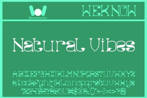 Natural Vibes Font for Professional Branding