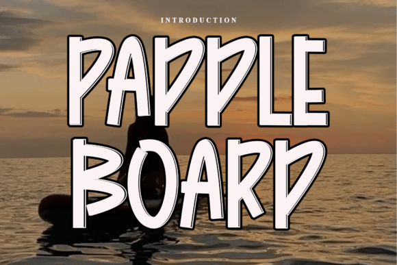 Paddle Board Font for Sophisticated Branding