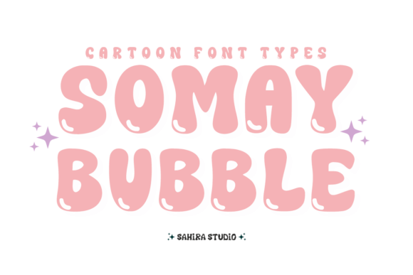 Somay Bubble: A Playful Display Font for Digital Creativity