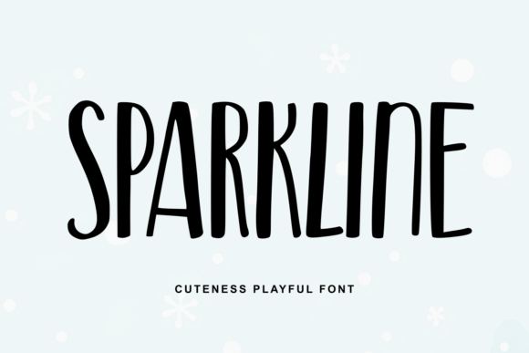 Sparkline Font for Playful Web Design