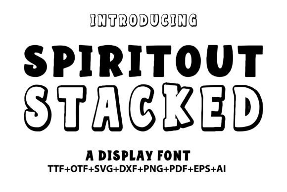 Spiritout Stacked for Eye-Catching Editorial Design