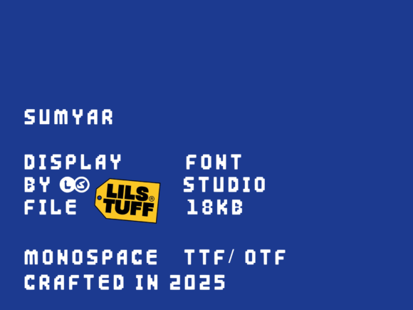 Sumyar Monospace for Bold Editorial Design
