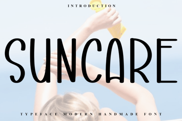 Suncare Font for Festive Campaign Designs