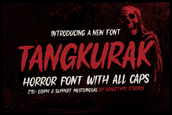 Tangkurak Font for Bold Branding and Horror-Inspired Design
