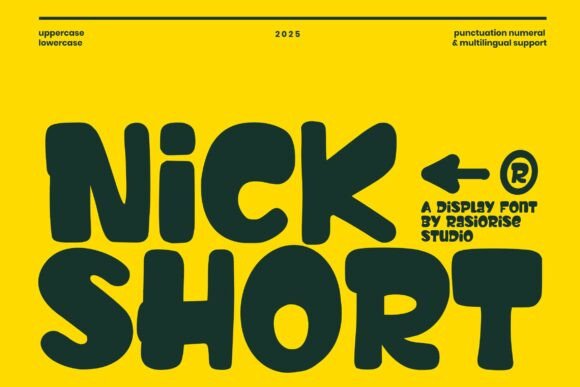 Upgrade Your Brand with the Nick Short Font