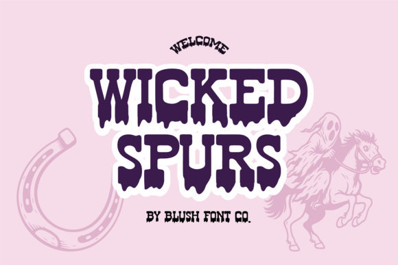 Wicked Spurs Western Halloween Serif Font for Web Design