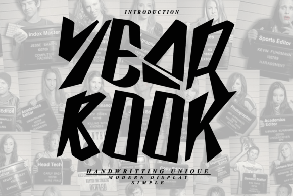 Year Book Font for Professional Branding and Creative Projects